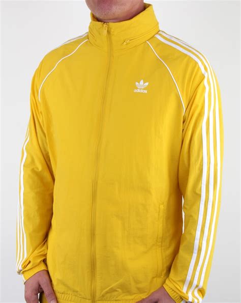 adidas jacket yellow blue